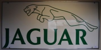 JAGUAR - ORIGINAL VINTAGE MAIN DEALERSHIP ADVERTISING SIGN