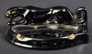 JAGUAR - 20TH CENTURY CERMAIC CHINA AMERICAN ASHTRAY