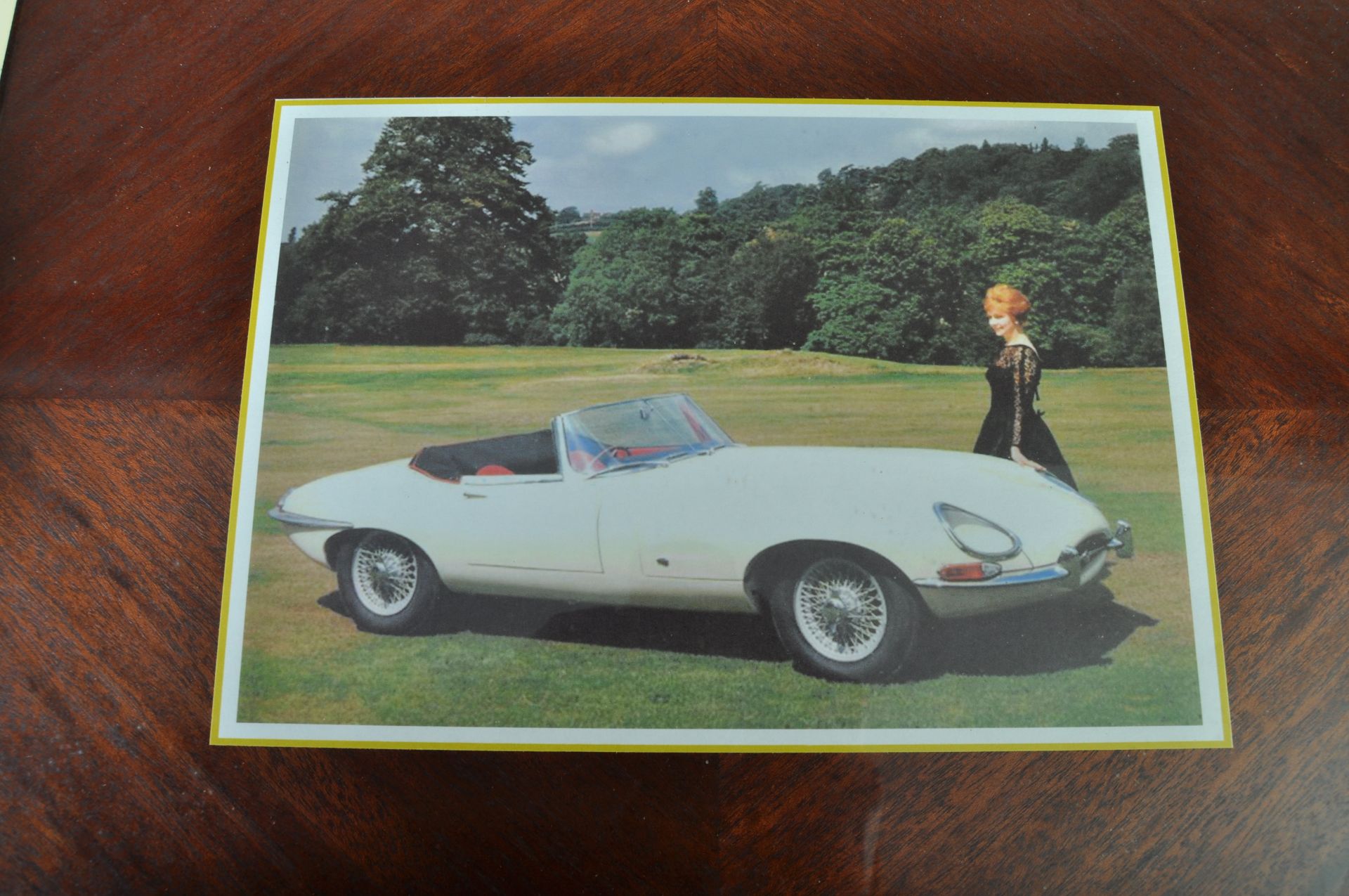 JAGUAR - RARE C1960S PRESENTATION E-TYPE BRONZE HANDLED TRAY - Image 3 of 3