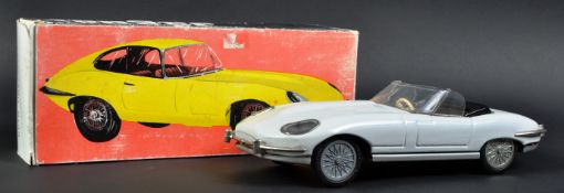 JAGUAR - ORIGINAL VINTAGE TINPLATE FRICTION POWERED E TYPE JAG