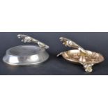 JAGUAR - TWO VINTAGE PROMOTIONAL JAGUAR LEAPER ASHTRAYS