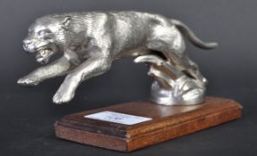 RARE VINTAGE LE JEUNE LEAPING JAGUAR TYPE CAR MASCOT