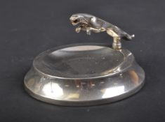 JAGUAR - SMALL 20TH CENTURY PROMOTIONAL ASHTRAY WITH MASCOT