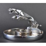 JAGUAR - 1950S CROSBY MASCOT TOPPED ASHTRAY