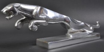 JAGUAR - LARGE 20TH CENTURY ALUMINIUM LEAPER MASCOT