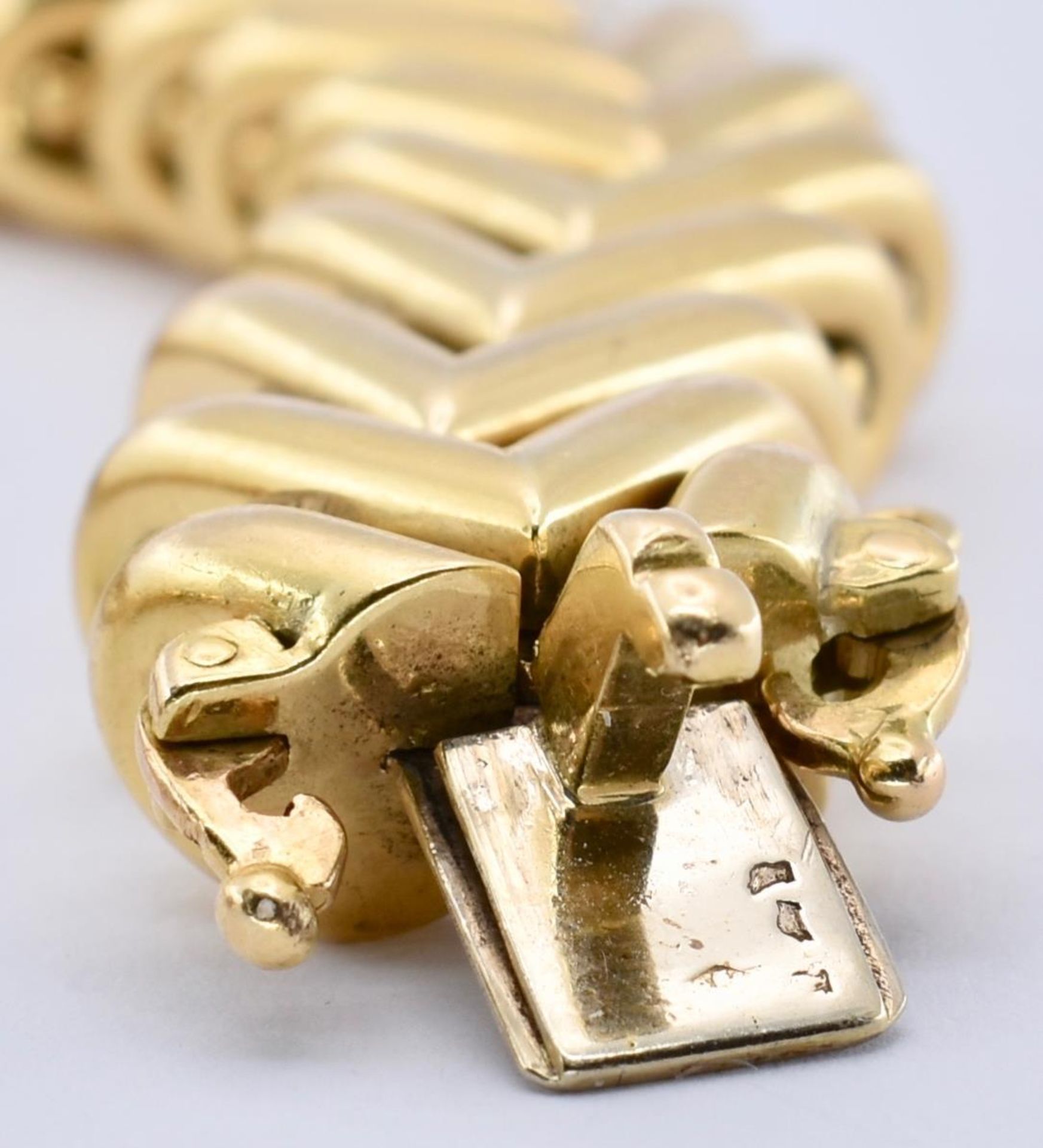 FRENCH 18CT GOLD BRACELET - GEORGES L'ENFANT - Image 5 of 8