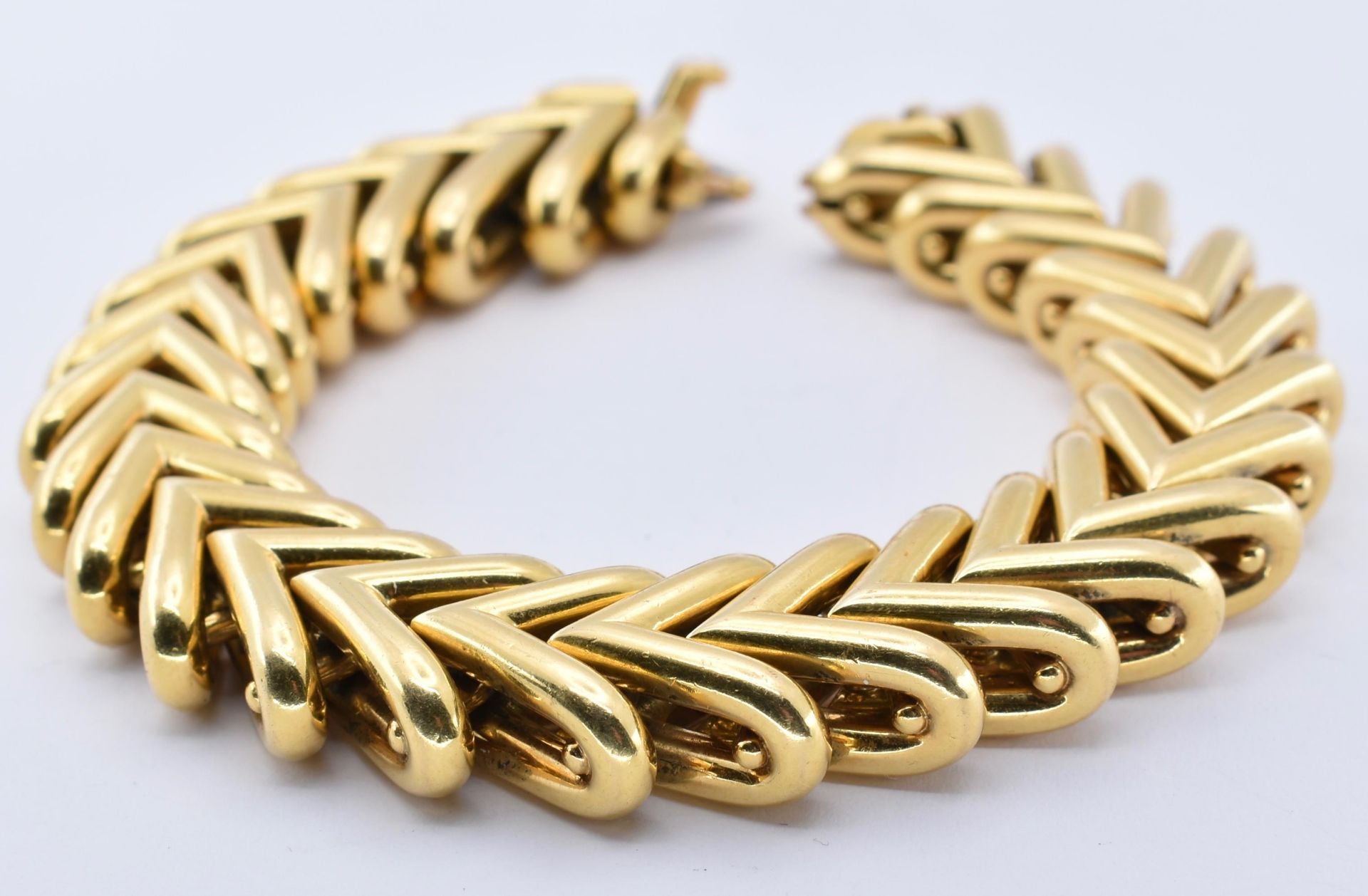 FRENCH 18CT GOLD BRACELET - GEORGES L'ENFANT - Image 7 of 8