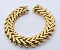 FRENCH 18CT GOLD BRACELET - GEORGES L'ENFANT