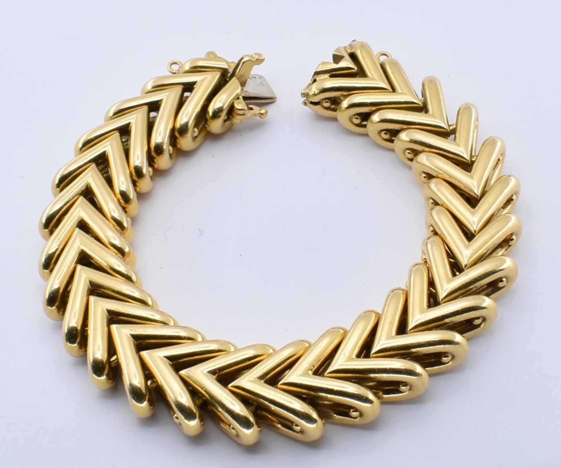 FRENCH 18CT GOLD BRACELET - GEORGES L'ENFANT