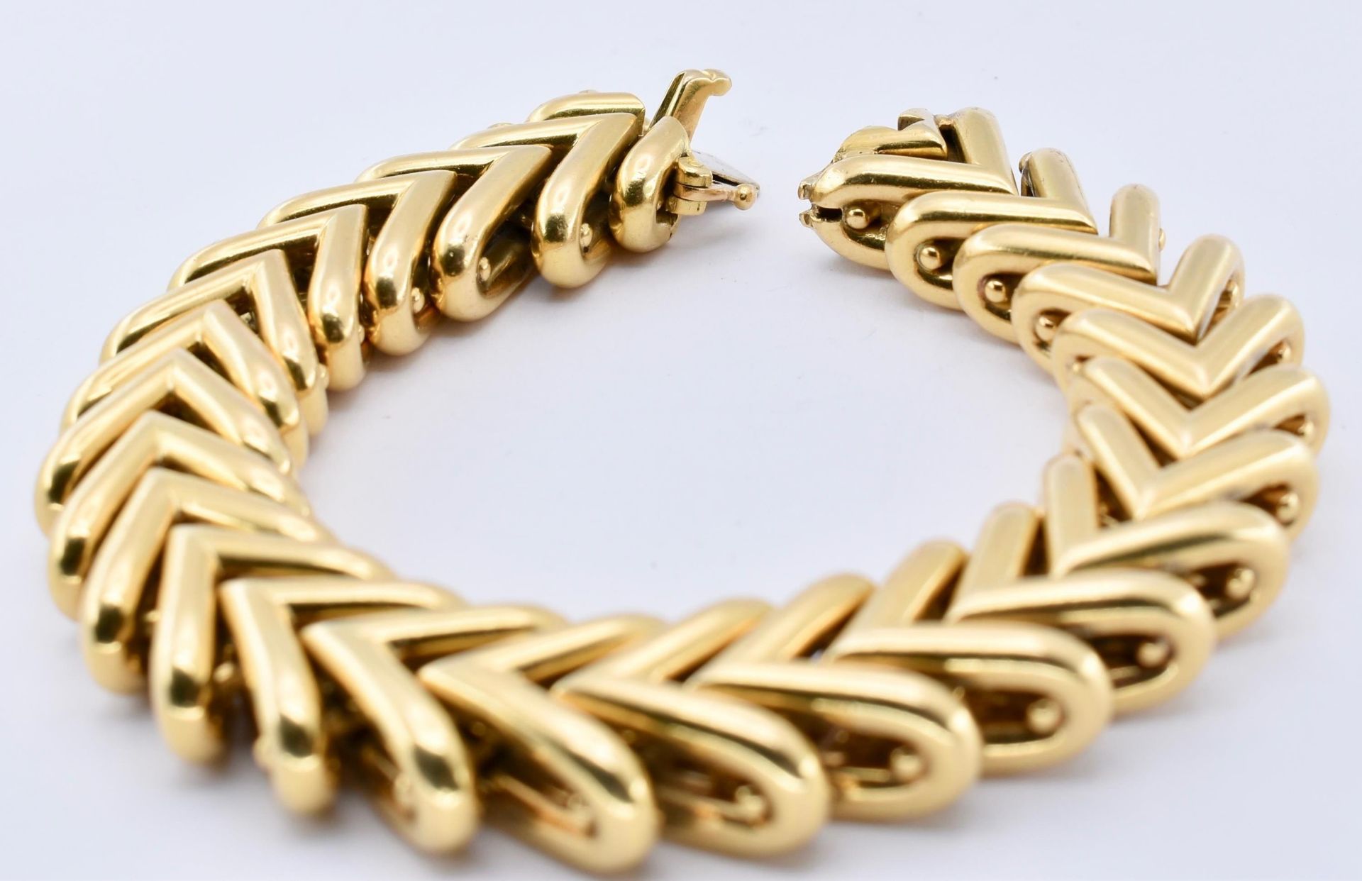 FRENCH 18CT GOLD BRACELET - GEORGES L'ENFANT - Image 8 of 8