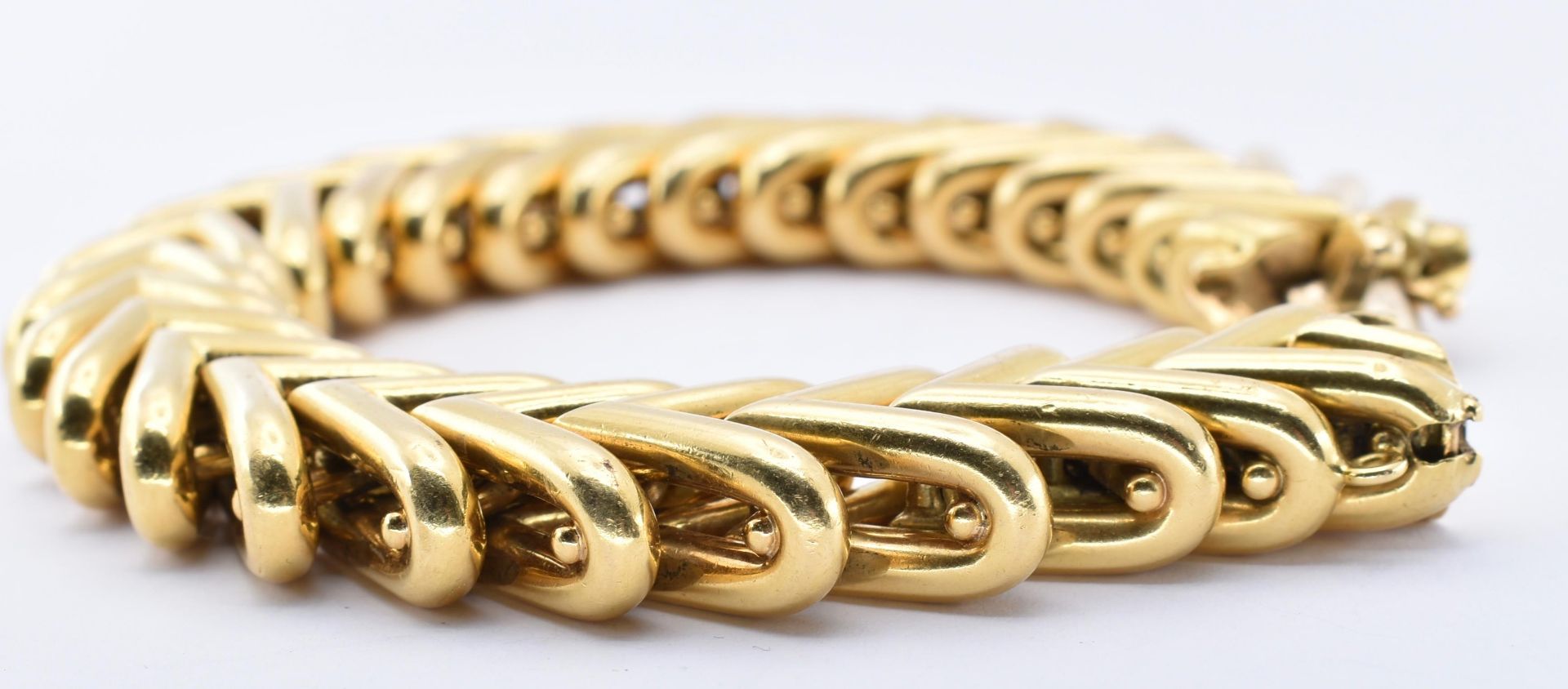 FRENCH 18CT GOLD BRACELET - GEORGES L'ENFANT - Image 6 of 8