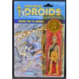 STAR WARS - VINTAGE ' DROIDS ' MOC CARDED ACTION FIGURE KEZ IBAN