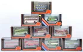 COLLECTION OF X10 EFE 1/76 SCALE DIECAST MODEL BUSES