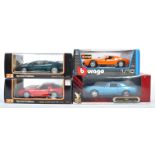 COLLECTION OF 1/18 SCALE DIECAST MODEL CARS