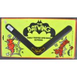 VINTAGE ' SPIN BACK ' BATMAN BATWING BOMMERANG TOY