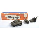 VINTAGE CRESCENT TOY SALADIN ARMOURED PATROL DIECAST SET