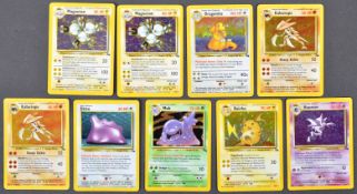 COLLECTION OF ORIGINAL 1990'S POKEMON FOSSIL SET HOLO CARDS