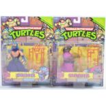 TWO ORIGINAL PLAYMATES TMNT CLASSIC COLLECTION ACTION FIGURES