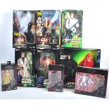 COLLECTION OF X9 ASSORTED STAR WARS BOXED ACTION FIGURES