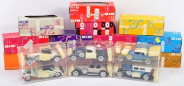 COLLECTION OF VINTAGE RIO BOXED PRECISION DIECAST MODELS