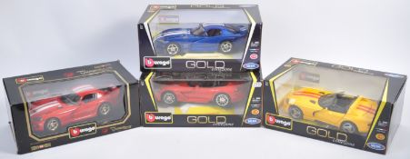 COLLECTION OF BBURAGO MADE 1/18 SCALE DIECAST MODELS