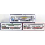 COLLECTION OF X3 CORGI 1/50 SCALE DIECAST EDDIE STOBART LORRIES