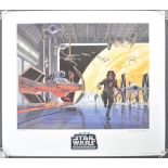 RALPH MCQUARRIE - SIGNED STAR WARS ART PRINT