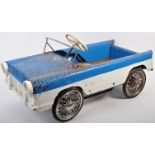 ORIGINAL VINTAGE TRIANG TRIUMPH PEDAL CAR