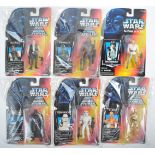 COLLECTION OF X6 STAR WARS POWER OF THE FORCE ACTION FIGURES
