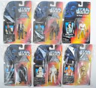 COLLECTION OF X6 STAR WARS POWER OF THE FORCE ACTION FIGURES