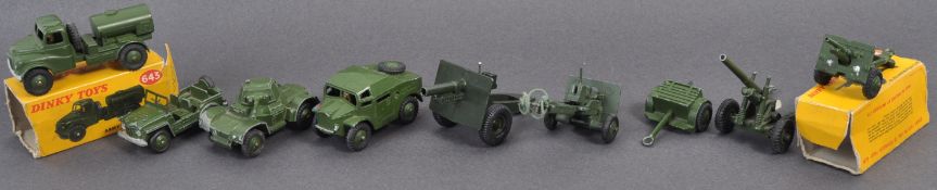 COLLECTION OF ASSORTED DINKY TOYS DIECAST MILITARY VEHICLES