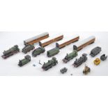 COLLECTION OF VINTAGE 00 GAUGE KIT BUILT LOCOS AND CARRIAGES
