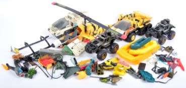 LARGE COLLECTION OF VINTAGE GI JOE ACTION FORCE PLAYSETS