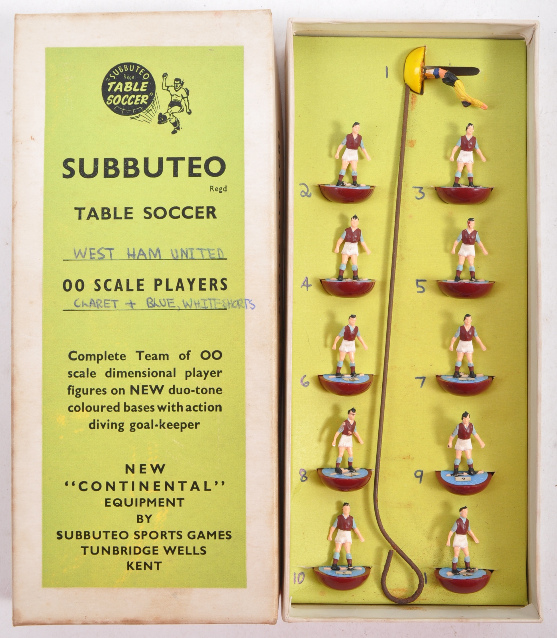 COLLECTION OF VINTAGE 1960S SUBBUTEO BOXED TEAMS - Image 2 of 5
