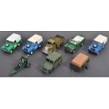 COLLECTION OF X8 ASSORTED BRITAINS MADE DIECAST MODEL TRUCKS