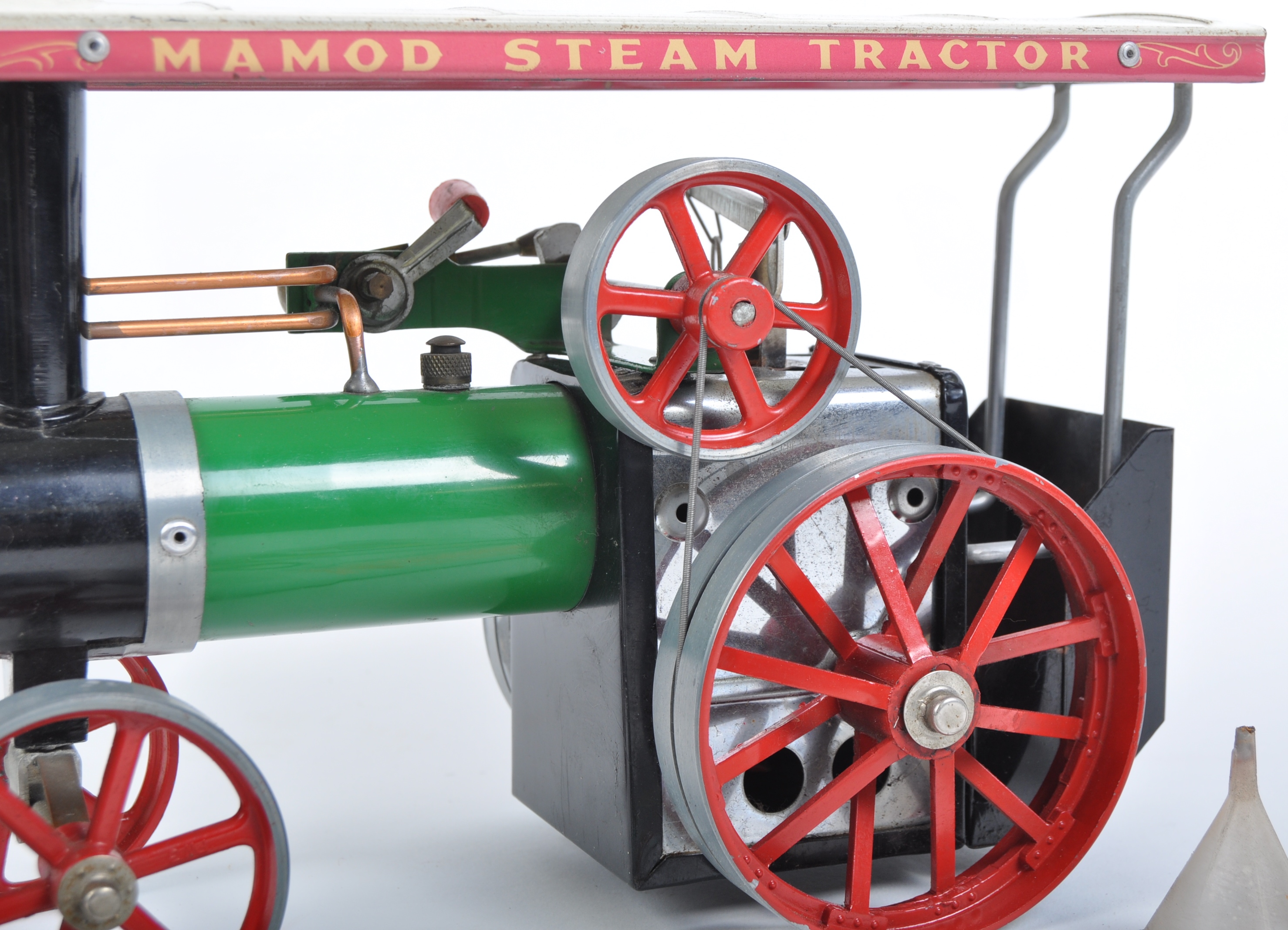 MAMOD LIVE STEAM MODEL STEAM TRACTOR TE1A TRACTION ENGINE - Image 4 of 6