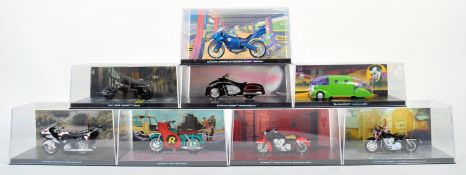 COLLECTION OF X8 BATMAN AUTOMOBILE COLLECTION DIECAST MODELS