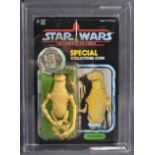 STAR WARS - RARE AFA GRADED LAST 17 AMANAMAN MOC CARDED FIGURE