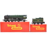 ORIGINAL VINTAGE TRI-ANG 00 GAUGE MODEL RAILWAY LOCO & TENDER