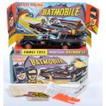 VINTAGE BOXED CORGI TOYS DIECAST MODEL BATMOBILE