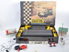 VINTAGE SCALEXTRIC SLOT CARS SET & ACCESSORIES