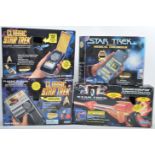 COLLECTION OF X4 PLAYMATES STAR TREK REPLICA PROPS / PLAYSETS