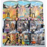 COLLECTION OF VINTAGE PLAYMATES STAR TREK CARDED ACTION FIGURES