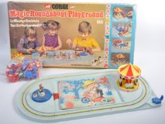 VINTAGE CORGI MAGIC ROUNDABOUT PLAYGROUND SET 853