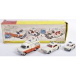 ORIGINAL VINTAGE DINKY TOYS DIECAST POLICE VEHICLES GIFT SET