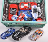 LARGE COLLECTION OF BBURAGO AND MAISTO DIECAST DODGE CARS