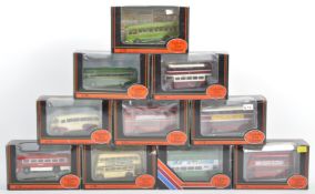 COLLECTION OF X10 EFE 1/76 SCALE DIECAST MODEL BUSES