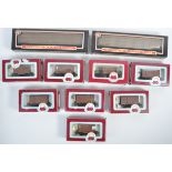 COLLECTION OF X10 DAPOL 00 GAUGE MODEL RAILWAY ROLLING STOCK