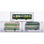 COLLECTION OF X3 BRITBUS 1/76 SCALE DIECAST BUSES