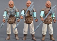 STAR WARS ACTION FIGURES - COLLECTION OF WEEQUAY FIGURES